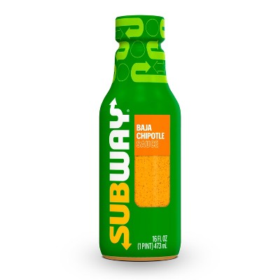 Subway Baja Chipotle Sauce, 16 Fluid Ounce.