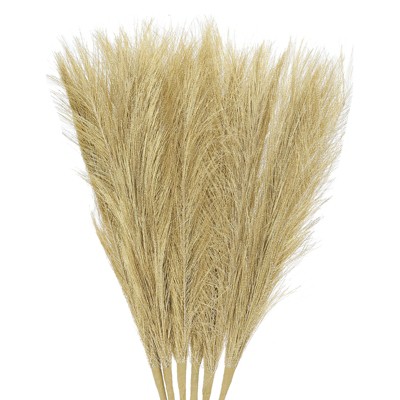 Unique Bargains Fake Artificial Fluffy Pampas Grass for Wedding Decoration