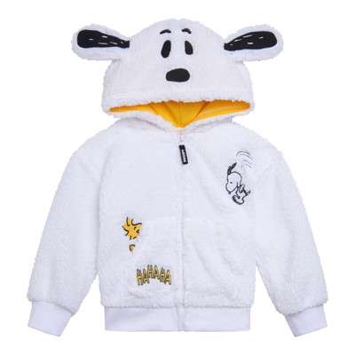 PEANUTS Baby Cozy Faux Sherling Cosplay Hoodie Newborn to Infant