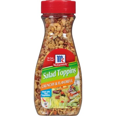 McCormick Non-GMO Kosher Crunchy & Flavorful Salad Toppings, 3.75 oz Bottle (Pack of 2)