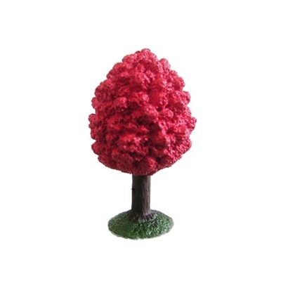 Collectible Wildlife Gifts | Red Maple Tree Plastic Replica 2 inches tall - F3117 B226