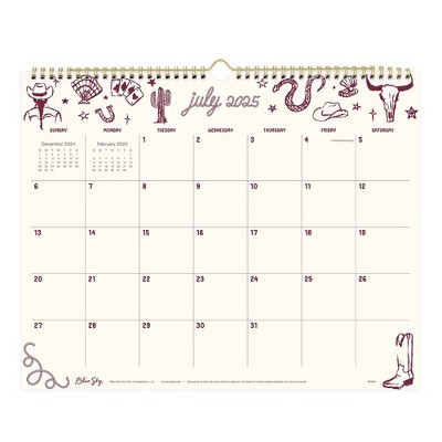 Blue Sky 15"x12" 2025-2026 Monthly Wall Calendar Pop Culture Assorted