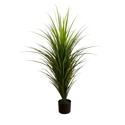Nearly Natural 4-ft UV Resistant Artificial Grass Plant (Indoor/Outdoor)