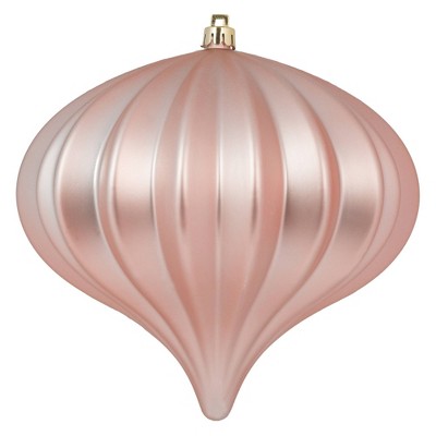 3ct Vickerman 5.7" Matte Onion Ornament, UV Coated Set: Shatterproof, Indoor/Outdoor Use