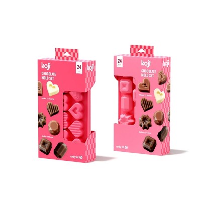 Koji Chocolate Heart & Gem Mold