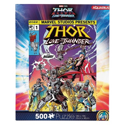 Aquarius Puzzles Marvel Thor Love and Thunder Comic 500 Piece Jigsaw Puzzle
