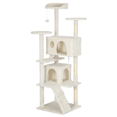 BestMassage Cat Tree 54/62/70/81 Inch Cat Tower with Sisal Scratching Post
