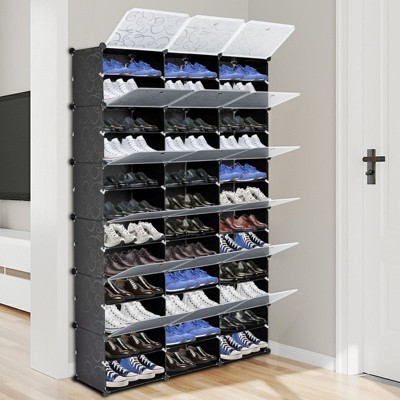 Karl Home | 72 Pair Stackable Shoe Storage Cabinet