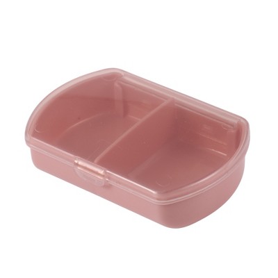 Unique Bargains 2 Compartment Pill Case 1 Pc