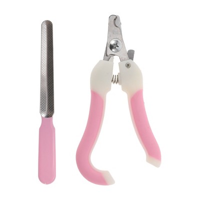 Unique Bargains Durable Pet Nail Clippers with File 5.51"x3.94" 1 Set
