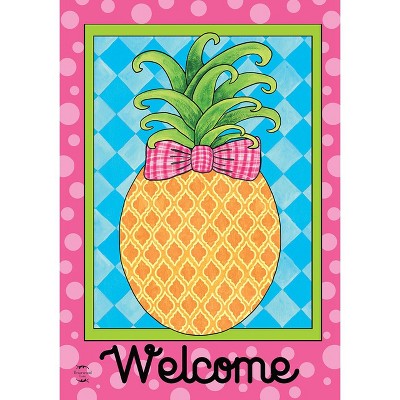 Briarwood Lane Spring Garden Flag 12x18 For Outdoor Pineapple Welcome For Spring Garden Flag Flags For Outside