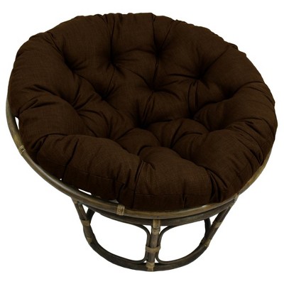 Blazing Needles, 44-inch Solid Outdoor Spun Polyester Papasan Cushion (Fits 42-inch Papasan Frame)