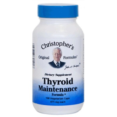 Dr. Christopher's Thyroid Maintenance Formula 475 mg 100 Veg Capsules