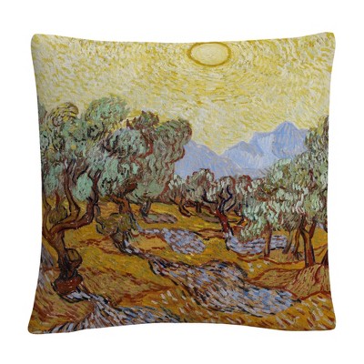 Van Gogh 16 X 16 Decorative Throw Pillow by Trademark Fine Art