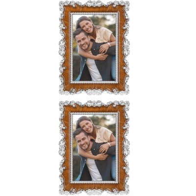 REGALWOVEN Luxury Glass Front Tabletop Multi-purpose Display Picture Frame