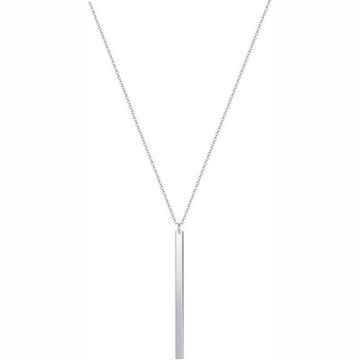 Bar Pendant Necklace Gold Long Y-Necklace Delicate Lariat Chain Jewelry for Women