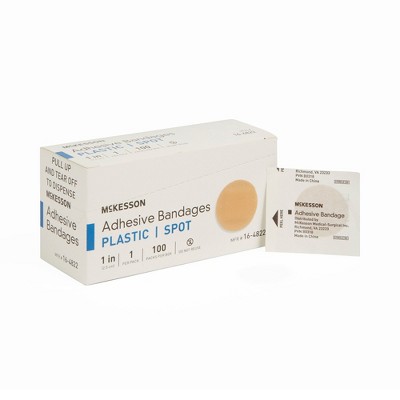 McKesson Spot Adhesive Bandages, Flexible Plastic