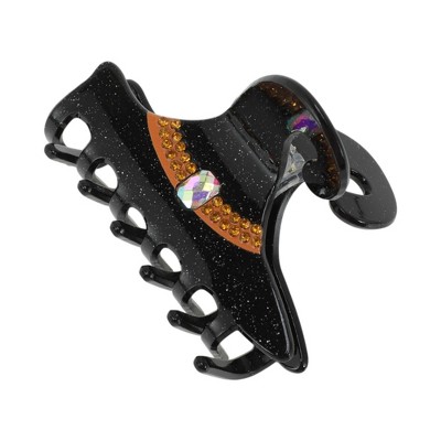 Unique Bargains Halloween Witch Hat-Design Claw Clip Black 1Pc