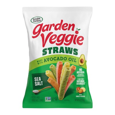Sensible Portions Garden Veggie Straws Sea Salt with Avocado Oil - 6oz