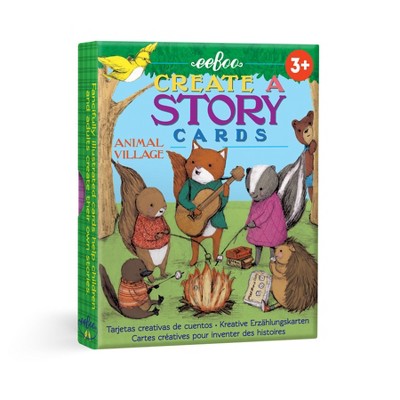 eeBoo: Animal Village Create A Story Pre-Literacy Flash Cards