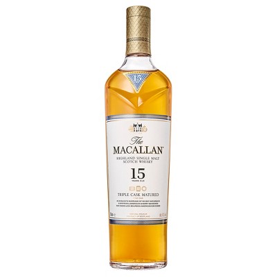 The Macallan 15yr Triple Cask Single Malt Scotch Whisky - 750ml Bottle
