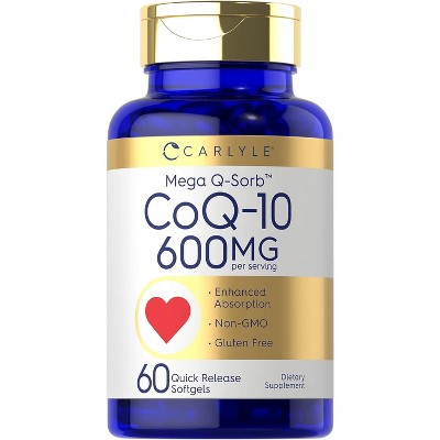 Carlyle CoQ10 600mg | 60 Softgels