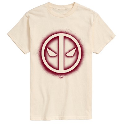 Men's - Marvel - Deadpool Spray Paint Logo Short Sleeve Graphic T-Shirt