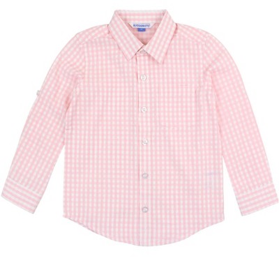 RuggedButts Toddler Boys Long Sleeve Button Down Shirt
