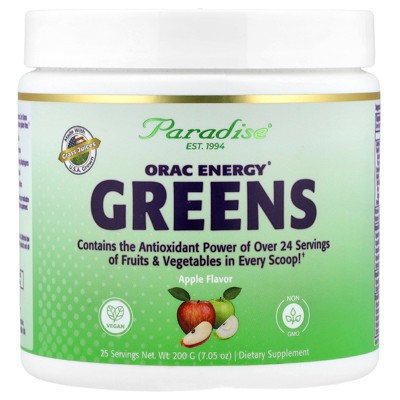 Paradise Herbs ORAC Energy® Greens, Apple, 7.05 oz (200 g)