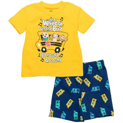 CoComelon T-Shirt and French Terry Shorts Outfit Set Infant