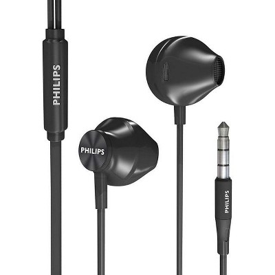 PHILIPS Wired Earbuds with  In-Line Microphone, In-Ear Stereo Earphones 3.5mm Jack