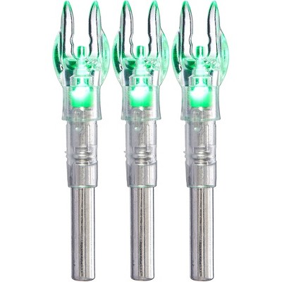 Nockturnal Green Lighted X-Nock 3-Pack