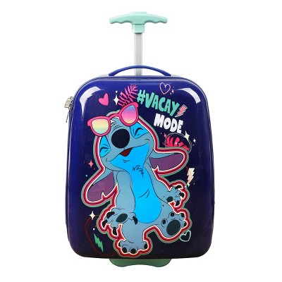 Disney Stitch Vacay Mode Youth 18" 2-Wheeled Hardside Carry-On  Suitcase Luggage