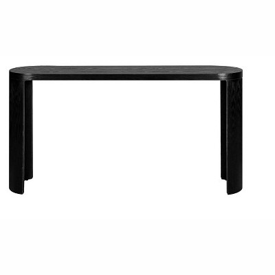 XINGHANZHENXUAN Curved Legs Top Entryway Table, Wide Oval Console for Entryways, Sofas & Hallways