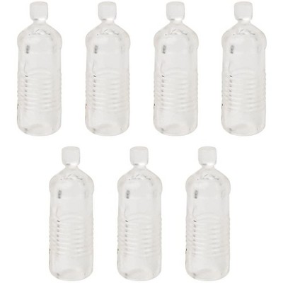 Set of 7 Small Water Bottles for WWE & AEW Wrestling Action Figures
