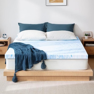 Memory Foam Mattress Topper Twin, Cooling Gel Mattress Topper 3 Inch Foam Mattress Toppers Twin Size