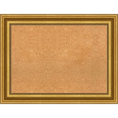 Amanti Art Parlor Framed Corkboard, Natural Cork