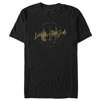 Men's Star Wars: Obi-Wan Kenobi Long Live the Jedi Vintage Crest T-Shirt