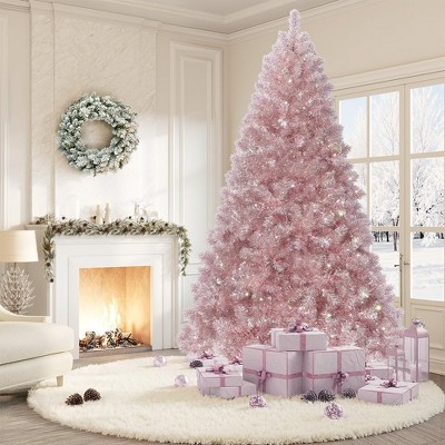 Christmas Tree, Artificial Pencil Christmas Tree, Metal Stand, Slim Skinny Xmas Holiday Decoration, for Home, Office