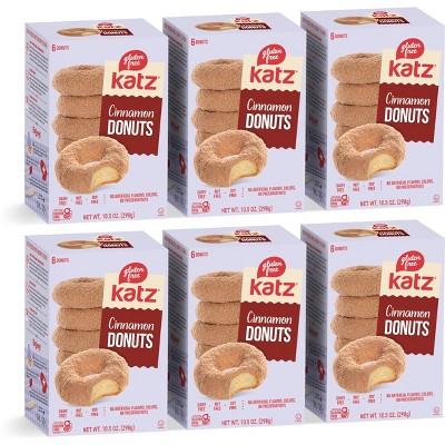 Katz Gluten Free Cinnamon Donuts - 6 Pack