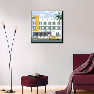 Masterpiece Art Gallery 24"x24" Miami Retro I Wall Art
