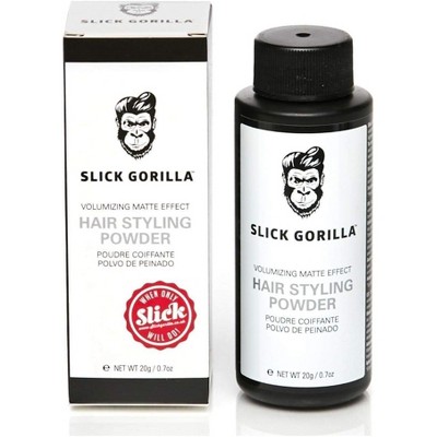 Slick Gorilla HAIR STYLING POWDER - Volumizing Matte Effect (0.7 oz)