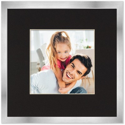 PosterPalooza | Metallic Silver with Black Photo Mat, UV Acrylic, Foam Board Backing, 60 Sizes Available