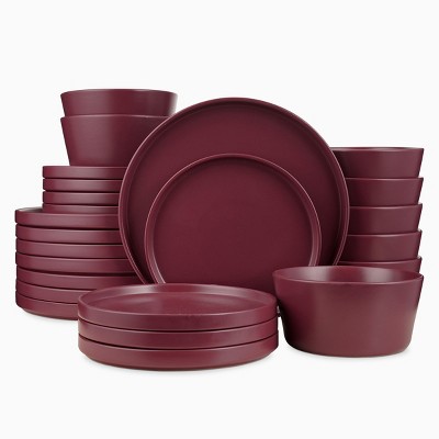 Stone Lain Celina 24-Piece Dinnerware Set Stoneware, Service for 8