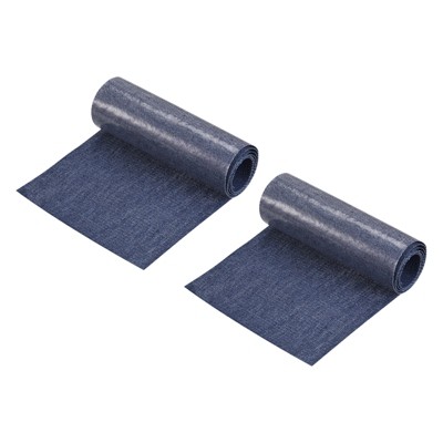 Unique Bargains Iron-on Washable Clothes Hole Repairing Denim Patches 2 Pcs