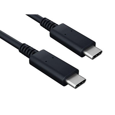 SANOXY Cables and Adapters; 3ft USB 3.1 Gen 2 C Male to C Male Cable 10G 3A, Black