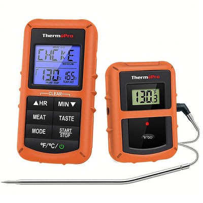 ThermoPro TP07SW Remote Meat Thermometer Digital Grill Smoker BBQ Thermometer with a Stay-In Grill Oven Smoker Probe