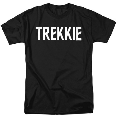 Star Trek Trekkie Adult T-Shirt Black