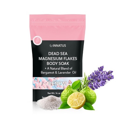 Pure Dead Sea Magnesium Flakes Renew Soak – Replenishing & Relaxing, Made in USA-IN-1031