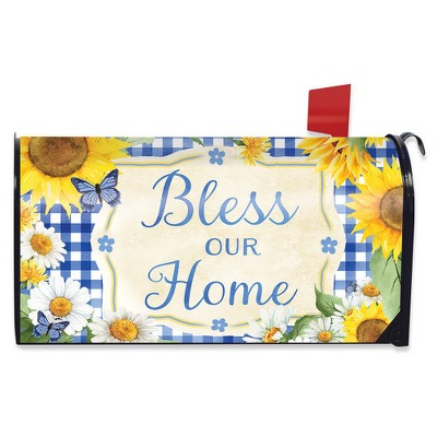 Briarwood Lane Spring Mailbox Cover  - Standard Size - Bless This Home Floral For Spring Mailbox Cover